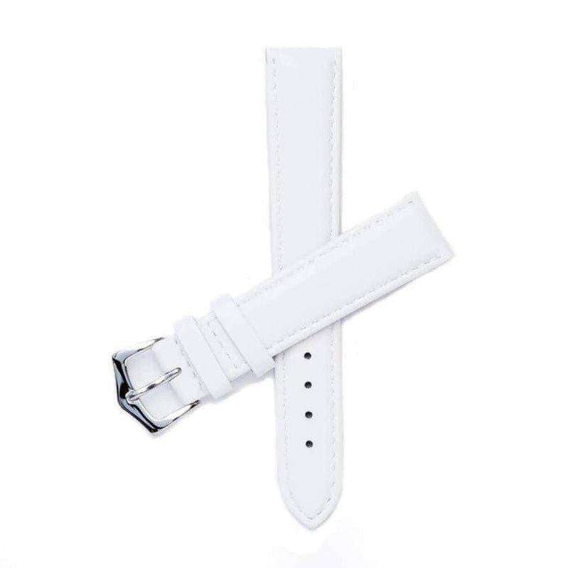 White Nappa Leather Strap - Leather strap- Milano Straps