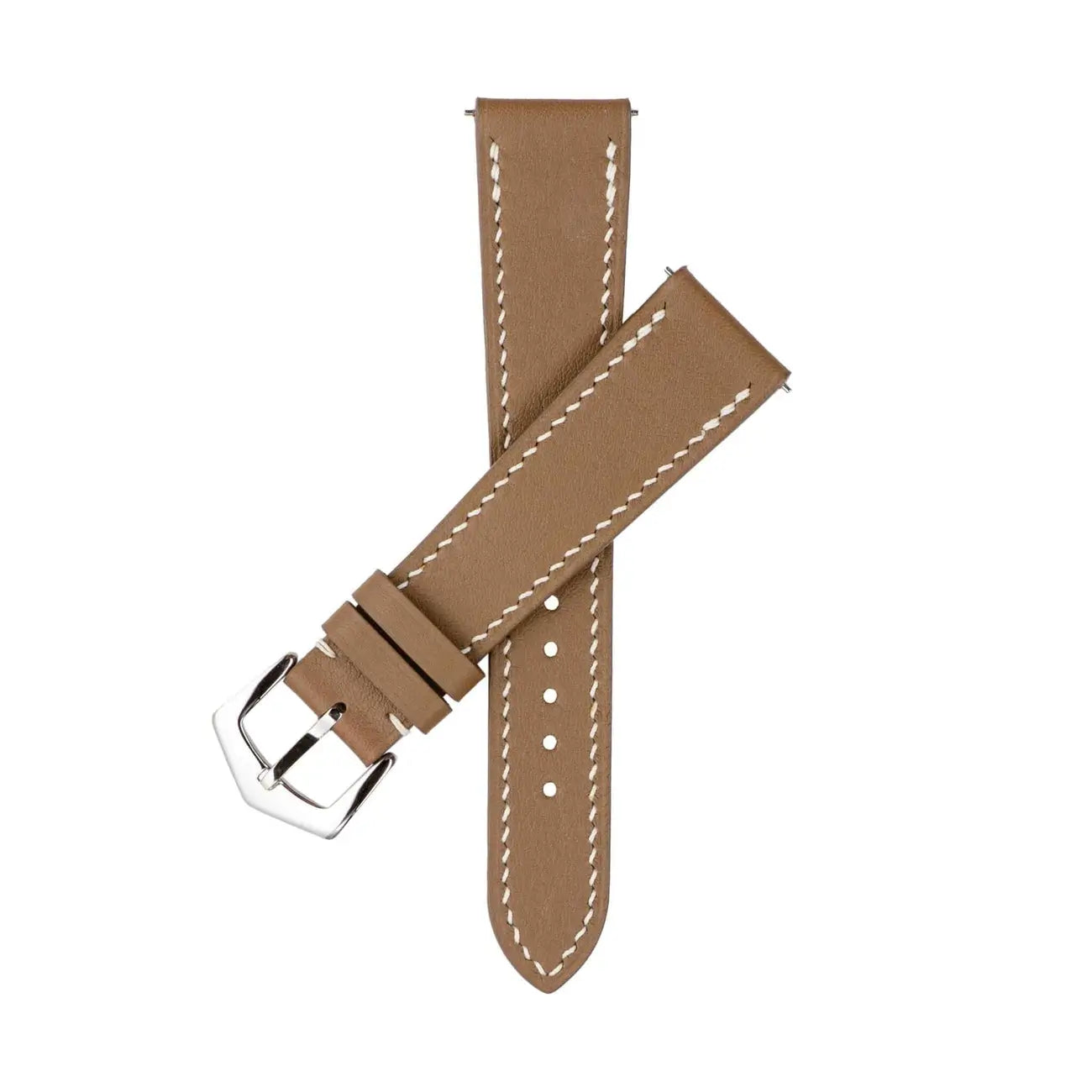 Cinturino vitello swift Milano Straps, finitura matte naturale