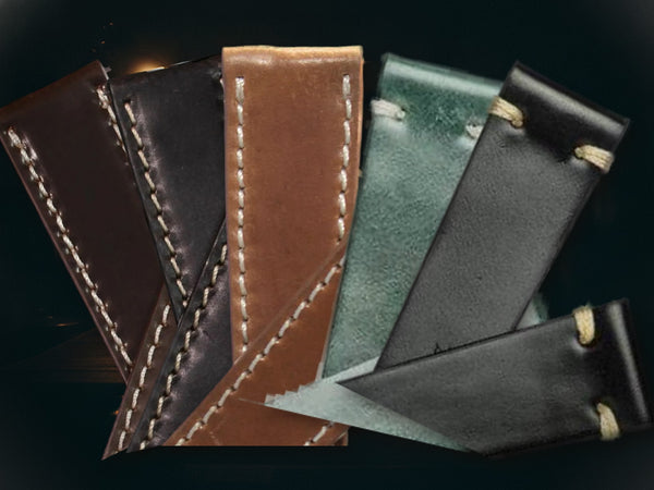 Cinturini Orologi Pelle Cordovan-giapponese