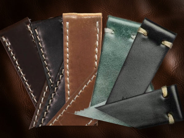 Uhrenarmbänder aus Shell-Cordovan-Leder
