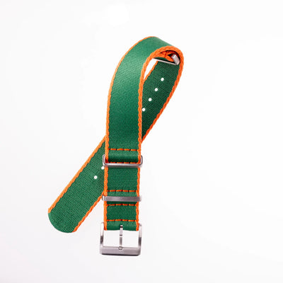 Cinturino in NATO verde 20mm — Milano Straps