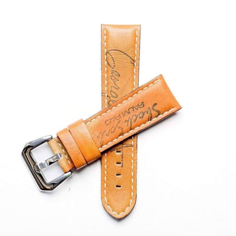 Baseball Leather Watch Strap - Limited Edition - Leather strap- Milano Straps