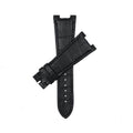 Cinturino alligatore nero opaco 26mm artigianale compatibile Patek Philippe — Milano Straps