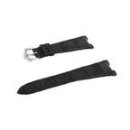 Black Nubuck Alligator Strap Patek Philippe Compatible - Alligator Strap- Milano Straps