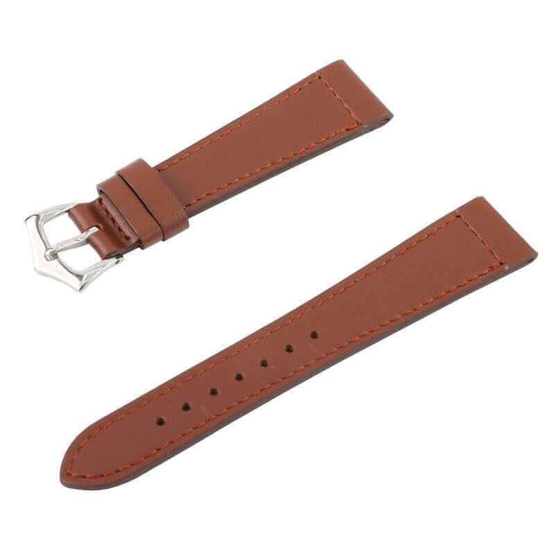 Brown Calfskin Leather Watch Strap - Leather strap- Milano Straps