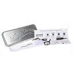 Cinturino in vitello vintage marrone 22mm cucitura ecru fatto a mano in Italia — Milano Straps