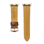 Brown Leather Apple Watch Band - Apple Watch Leather Straps- Milano Straps