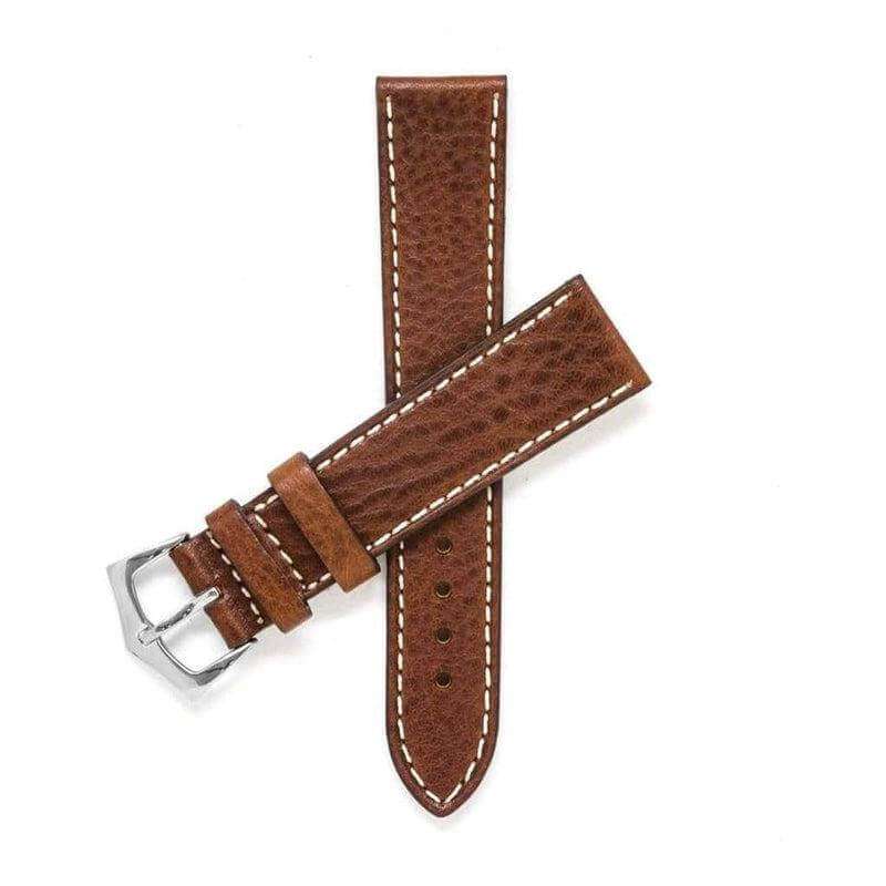 Brown Leather Watch Strap - Marrone - Leather strap- Milano Straps