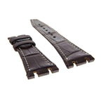 Brown Matt Genuine Alligator Watch Strap Audemars Piguet Compatible - Alligator Strap- Milano Straps