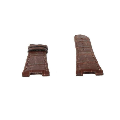 Cinturino alligatore matt marrone 26/18mm artigianale compatibile Patek Philippe — Milano Straps