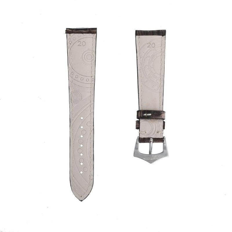 Cinturino alligatore cognac vintage 20mm Casati Milano — Milano Straps