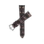 Cinturino alligatore cognac vintage 20mm Casati Milano — Milano Straps