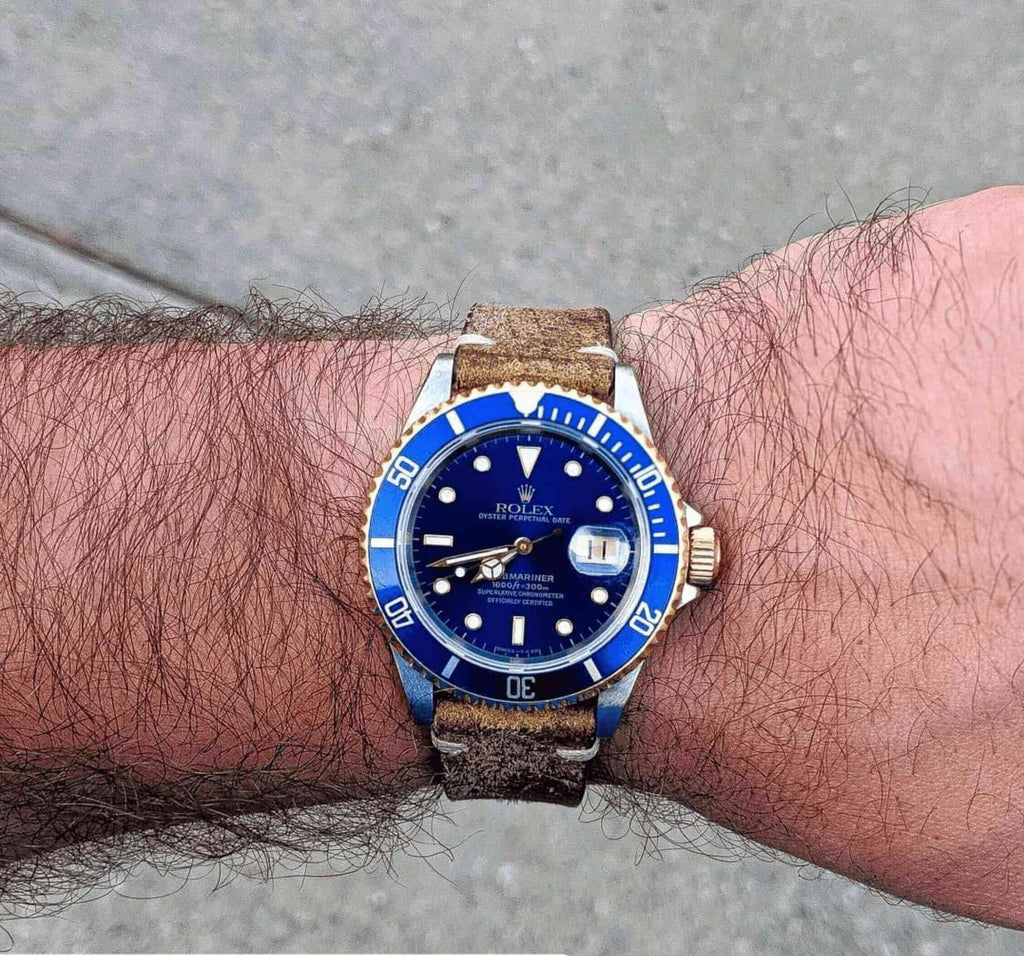 Brown Vintage Leather strap Limited Edition - - Milano Straps