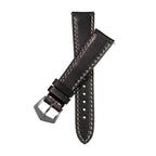 Schwarzes und rotes Cordovan-Armband