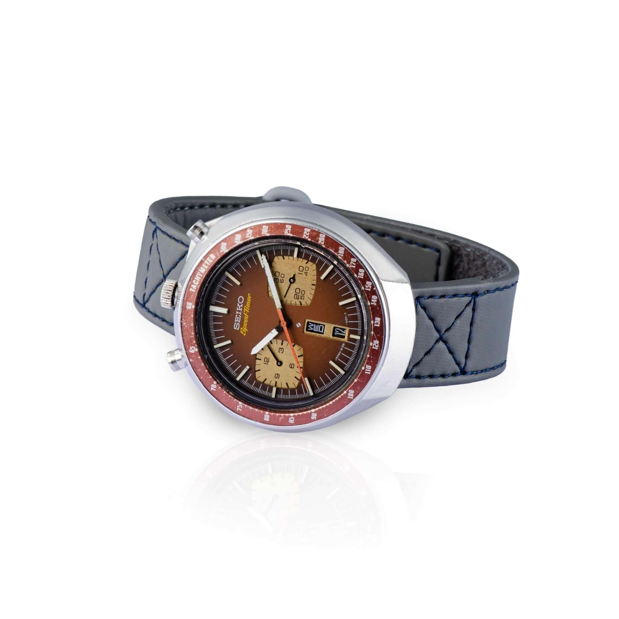 Cinturino Velcro® Grigio 20mm - Compatibile Moonswatch- Milano Straps