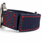 Cinturino Velcro® Rosso su  cassa Rolex 20mm 