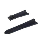 Dark Blue Matt Genuine Alligator Watch Strap Patek Philippe Compatible - Alligator Strap- Milano Straps