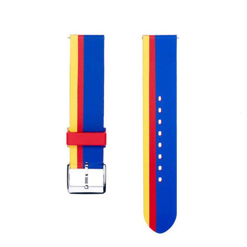 Cinturino Apple Watch in bio rubber blu biodegradabile per uso outdoor e sport — Milano Straps