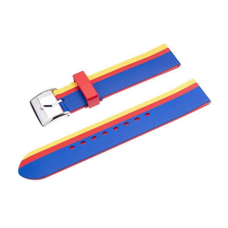 Cinturino Apple Watch in bio rubber blu biodegradabile per uso outdoor e sport — Milano Straps
