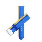 Cinturino Apple Watch in bio rubber italiano blu — finitura elegante Milano Straps
