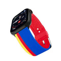 Cinturino Apple Watch in bio rubber blu biodegradabile per uso outdoor e sport — Milano Straps