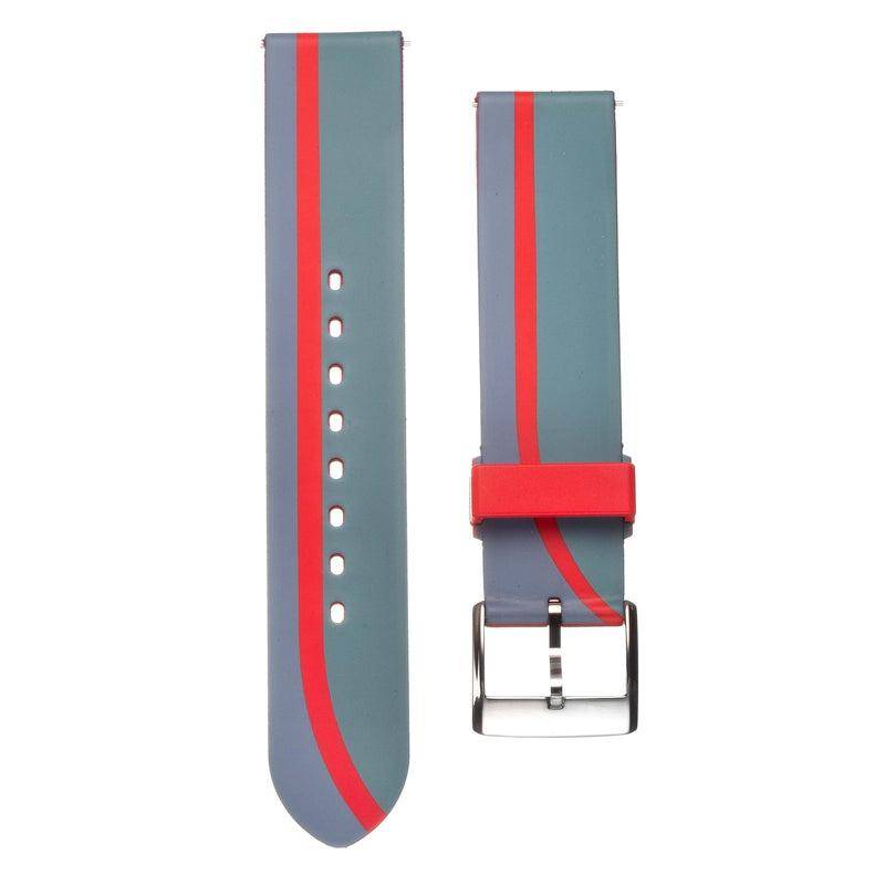 Cinturino Apple Watch in bio rubber rosso biodegradabile Made in Italy — Milano Straps
