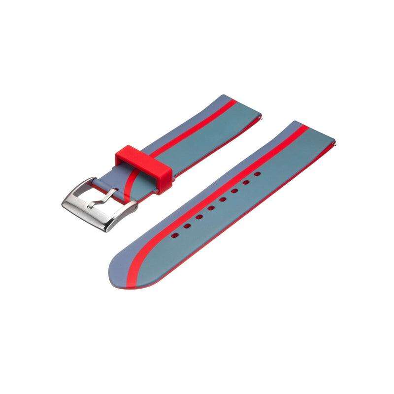 Cinturino Apple Watch in bio rubber rosso biodegradabile Made in Italy — Milano Straps