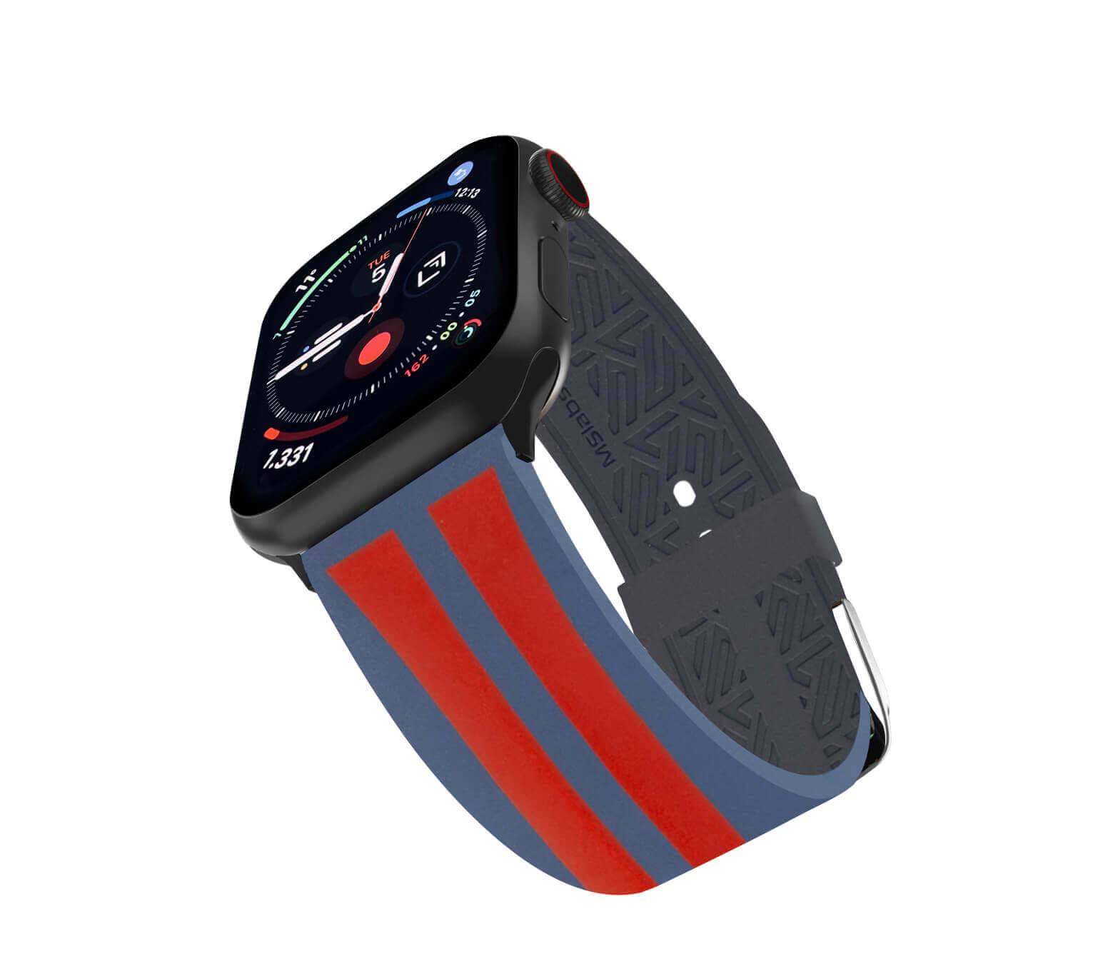 Cinturino Apple Watch in bio gomma grigio biodegradabile — Milano Straps
