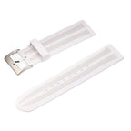 Cinturino bio rubber bianco per Apple Watch — leggero e biodegradabile, Milano Straps Lab