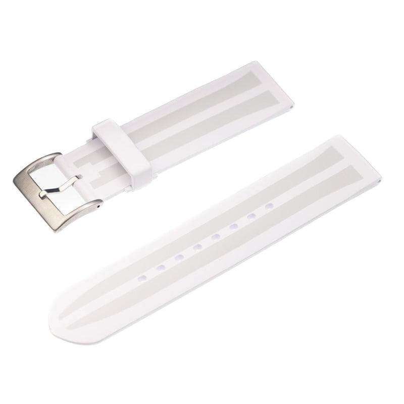 Cinturino bio rubber bianco per Apple Watch — leggero e biodegradabile, Milano Straps Lab