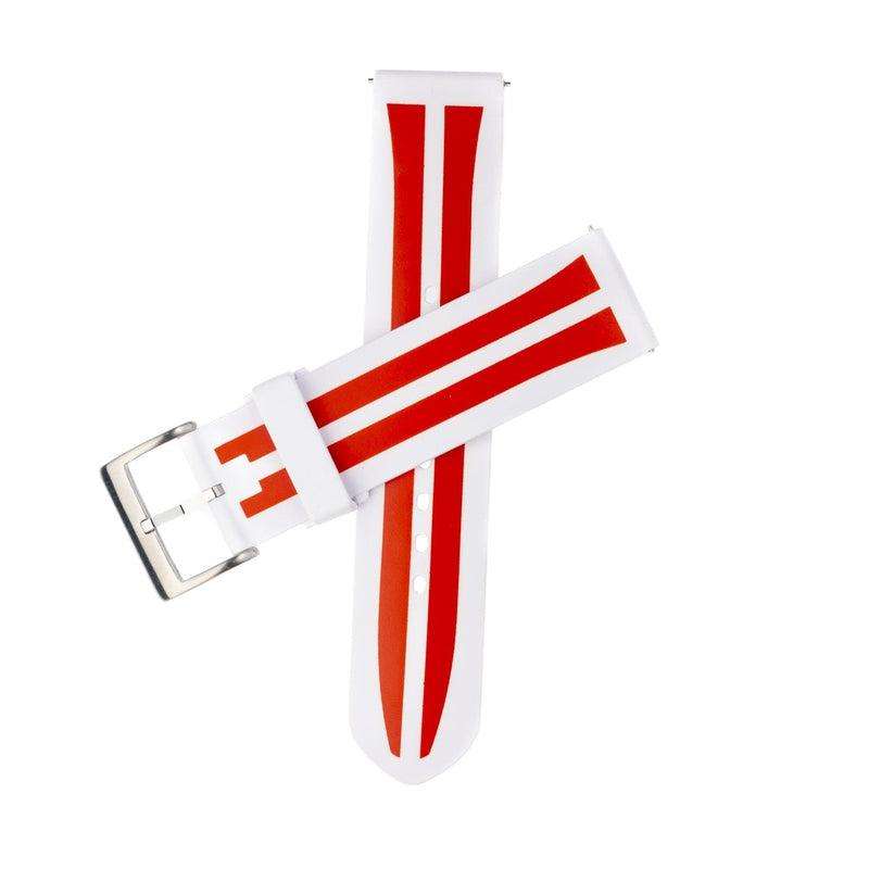 Cinturino Apple Watch bio rubber bianco biodegradabile Made in Italy — Milano Straps