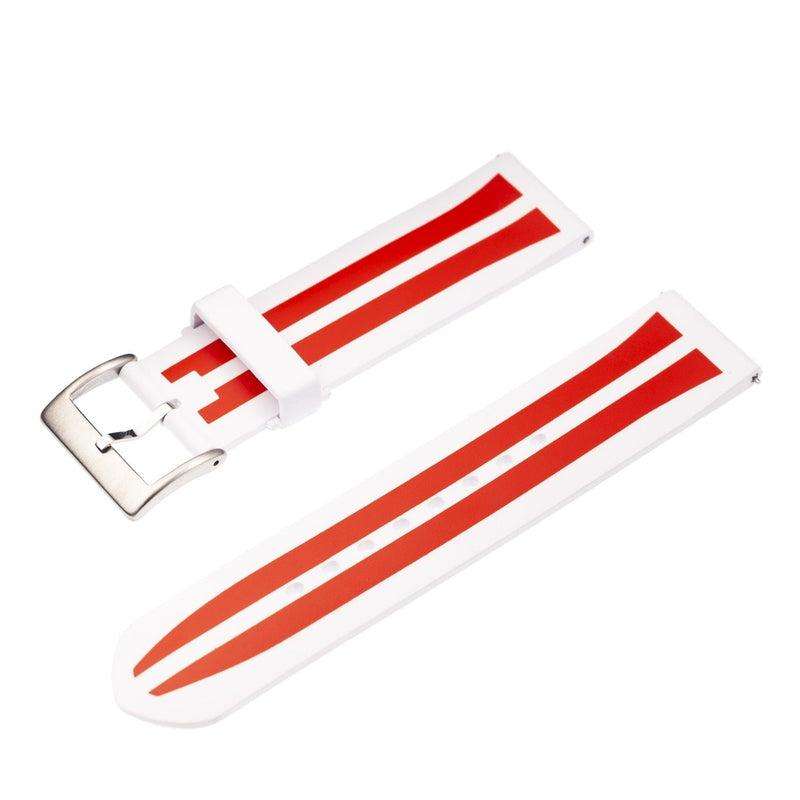 Cinturino Apple Watch bio rubber bianco biodegradabile Made in Italy — Milano Straps