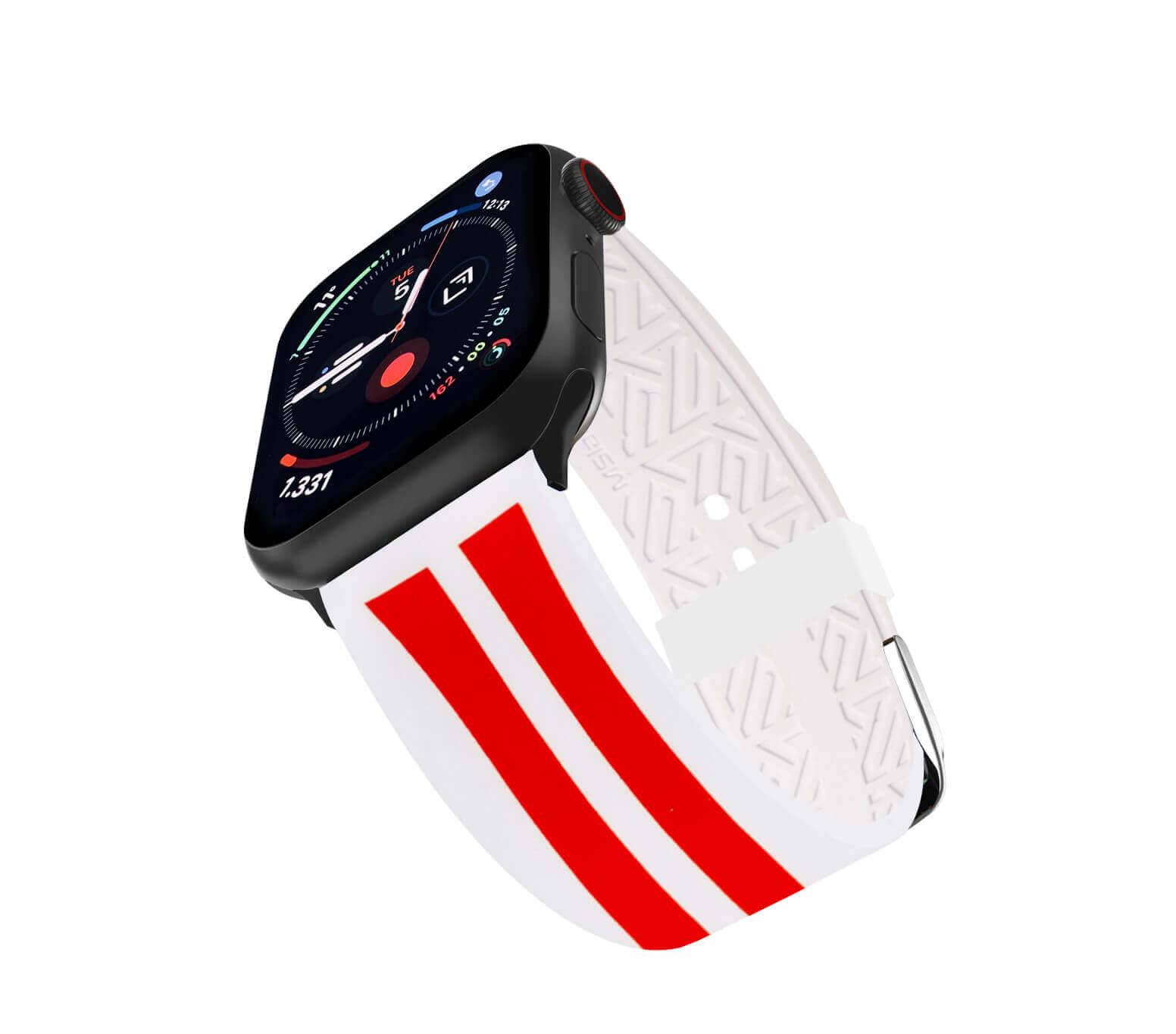Cinturino Apple Watch bio rubber bianco biodegradabile Made in Italy — Milano Straps