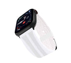 Cinturino bio rubber bianco per Apple Watch — leggero e biodegradabile, Milano Straps Lab