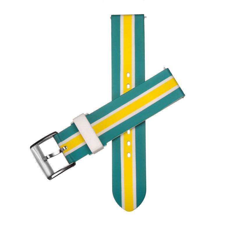 Cinturino bio rubber giallo per Apple Watch Made in Italy — Milano Straps Lab