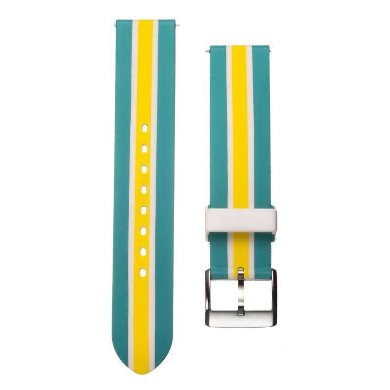 Cinturino bio rubber giallo per Apple Watch Made in Italy — Milano Straps Lab