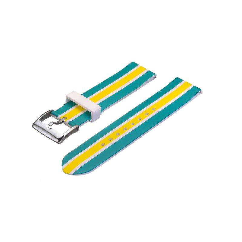 Cinturino bio rubber giallo per Apple Watch Made in Italy — Milano Straps Lab