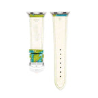 Lime Batik Apple Watch Band - Apple Watch Leather Straps- Milano Straps