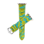 Lime Batik Apple Watch Band - Apple Watch Leather Straps- Milano Straps