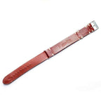 Military Leather  Burgundy Italian Leather Strap - Military Watch Strap- Milano Straps