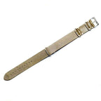 Military Watch Strap Olive Italian Leather - Military Watch Strap- Milano Straps