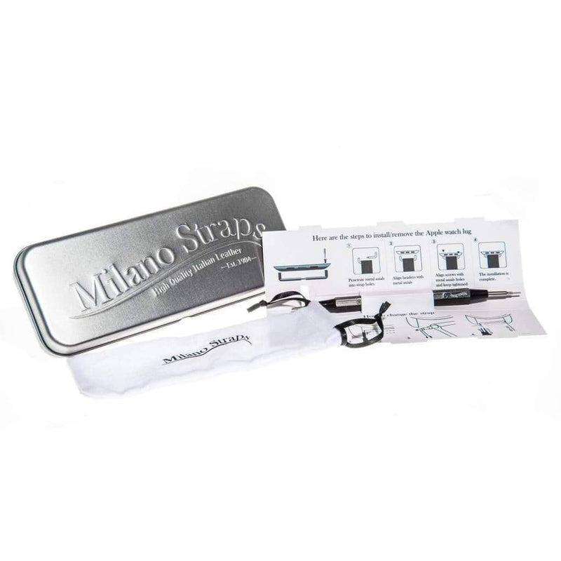 Military Watch Strap Olive Italian Leather - Military Watch Strap- Milano Straps