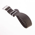 Eco-Friendly Nylon Military Watch Strap Watch Strap Brown- Single Pass - Recycled Military Watch Straps- Milano Straps