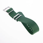 Eco-Friendly Nylon Military Watch Strap Watch Strap Green - Single Pass  - 100% Eco-Friendly - Recycled Military Watch Straps- Milano Straps