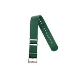 Eco-Friendly Nylon Military Watch Strap Watch Strap Green - Single Pass  - 100% Eco-Friendly - Recycled Military Watch Straps- Milano Straps
