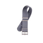 Eco-Friendly Nylon Military Watch Strap Watch Strap Grey - Single Pass - Recycled Military Watch Straps- Milano Straps