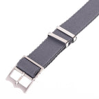 Eco-Friendly Nylon Military Watch Strap Watch Strap Grey - Single Pass - Recycled Military Watch Straps- Milano Straps