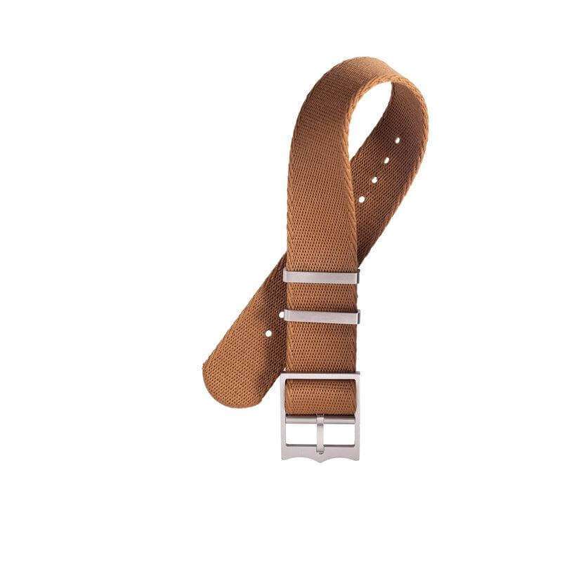 Eco-Friendly Nylon Military  Watch Strap Kaki- Tudor Watch Style - Recycled Military Watch Straps- Milano Straps