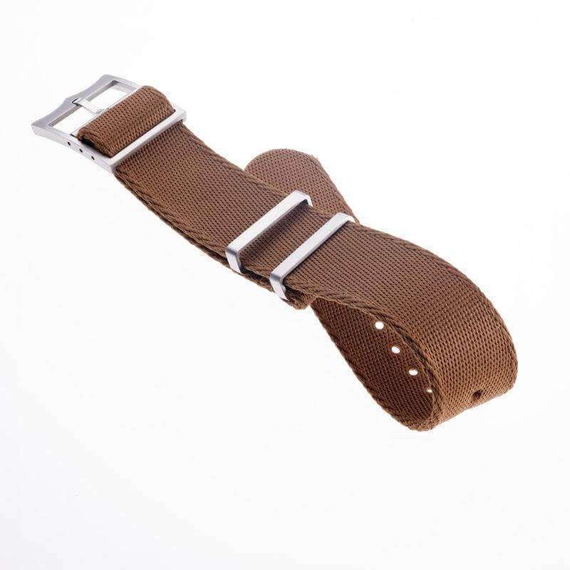 Eco-Friendly Nylon Military  Watch Strap Kaki- Tudor Watch Style - Recycled Military Watch Straps- Milano Straps