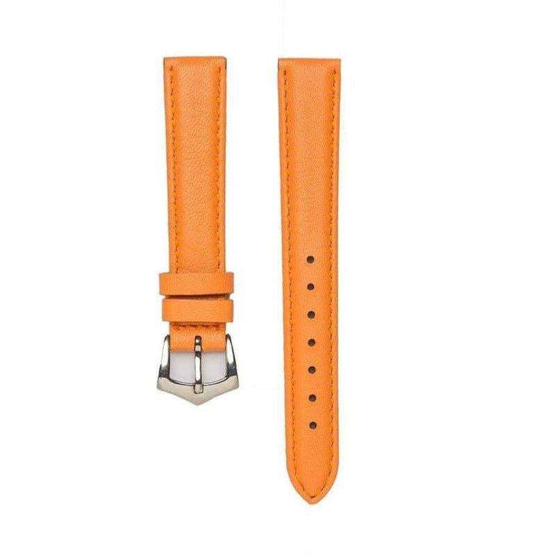 Orange Nappa Leather Strap - Leather strap- Milano Straps